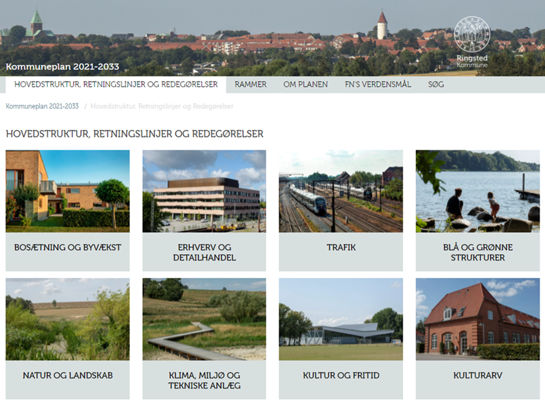 indholdsbillede af kommuneplan i RIngsted Kommune