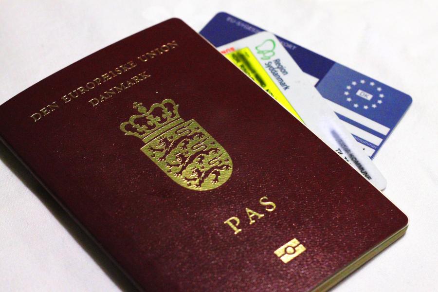 Dansk pas, Gul sygesikring og blåt sygesikring